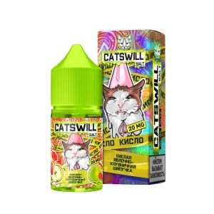 Catswill Sour Salt - Кислая Яблочно-Клубничная Шипучка Catswill Sour Salt - Кислая Яблочно-Клубничная Шипучка