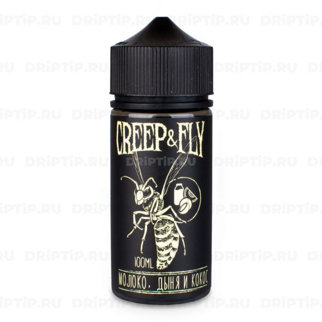Жидкость Creep&Fly - Молоко Дыня Кокос Жидкость Creep&Fly - Молоко Дыня Кокос
