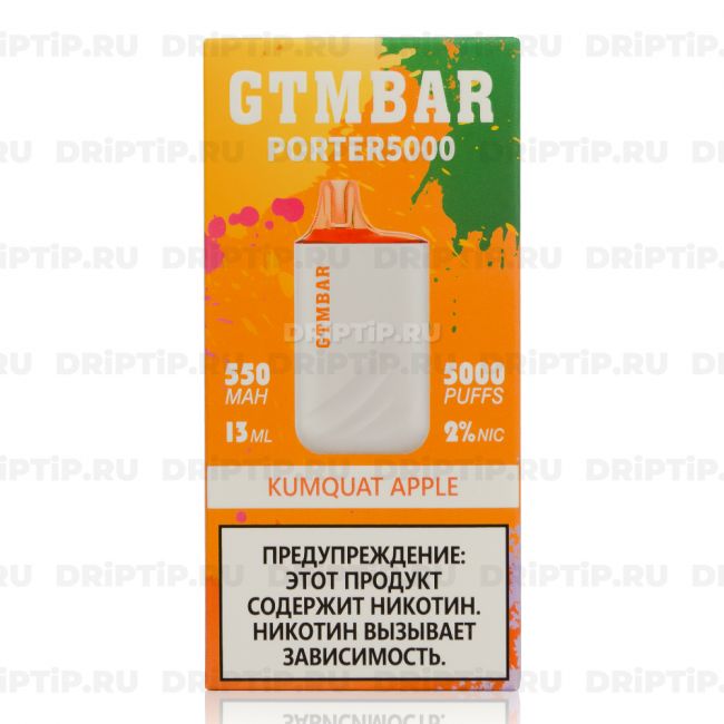 GTM BAR Porter 5000 - Kumquat Apple GTM BAR Porter 5000 - Kumquat Apple