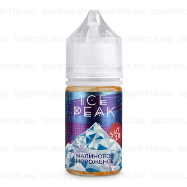 Жидкость Малиновое мороженое - Ice Peak Salt Жидкость Малиновое мороженое - Ice Peak Salt