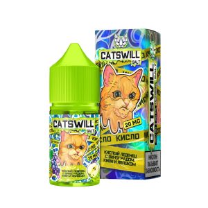 Catswill Sour Salt - Кислый Леденец с Виноградом Киви и Яблоком Catswill Sour Salt - Кислый Леденец с Виноградом Киви и Яблоком