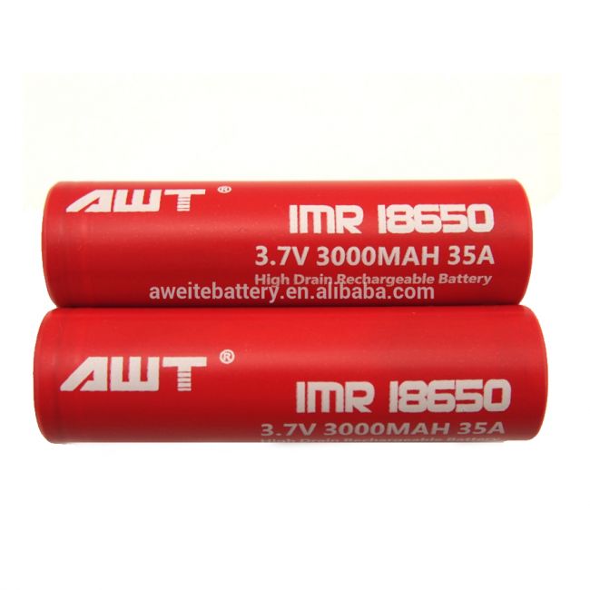Аккумулятор AWT IMR 18650 40A 3000mah