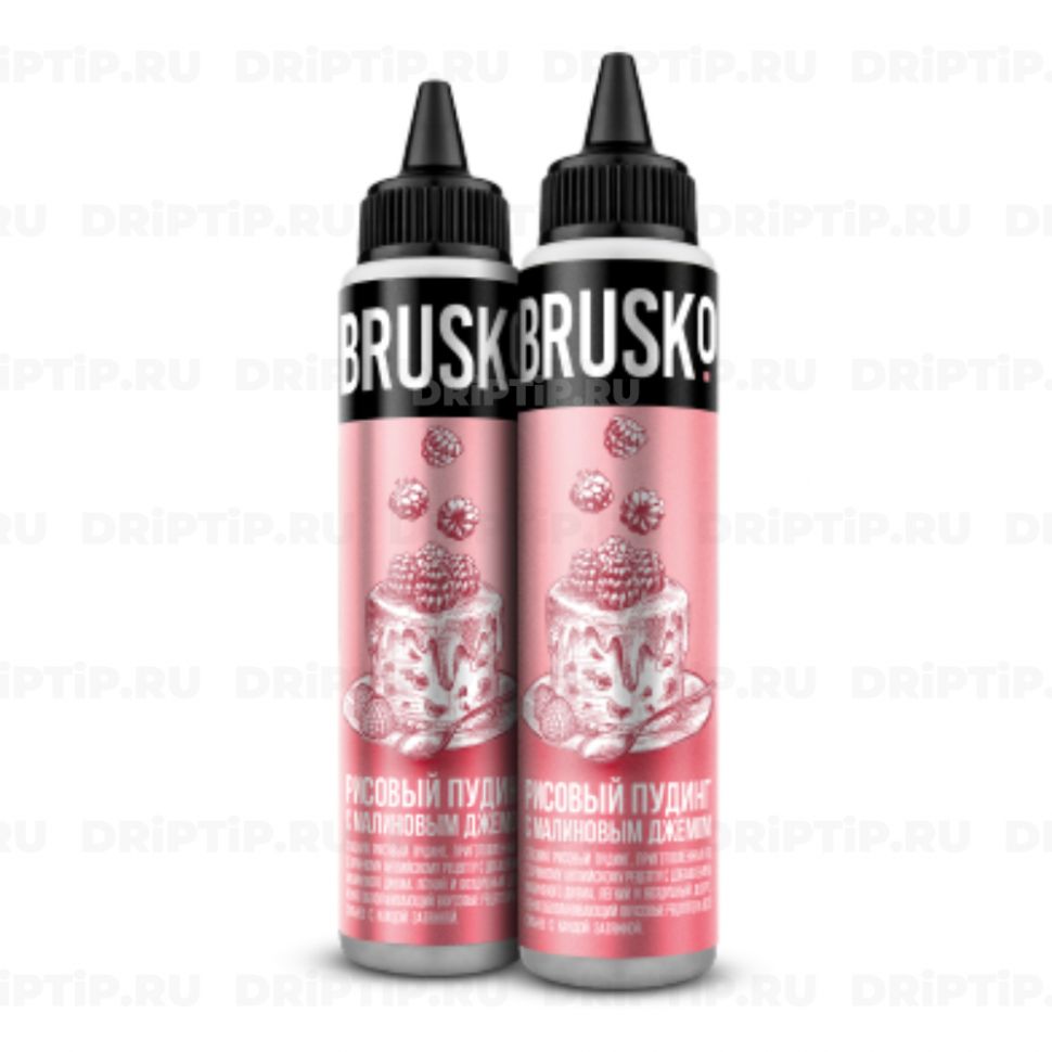 Жидкость Brusko - Рисовый пудинг с малиновым джемом