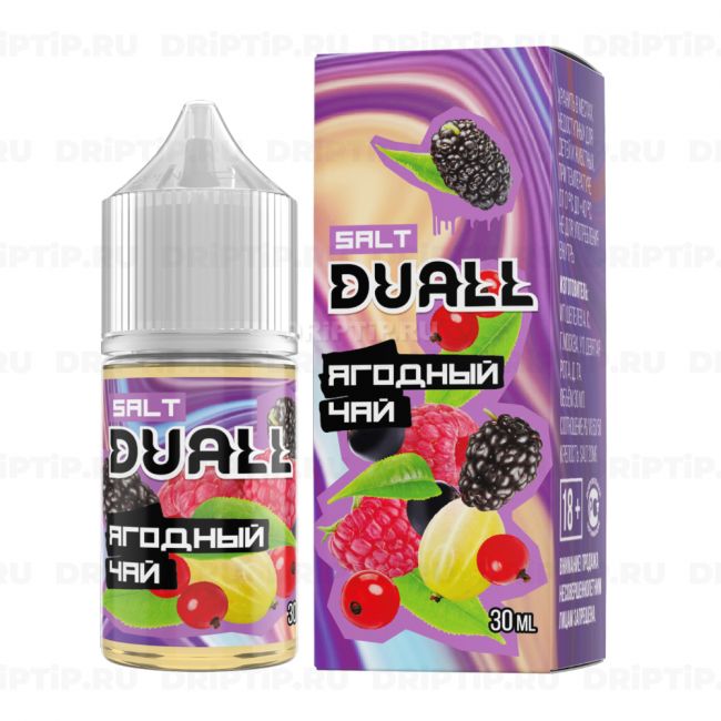 Жидкость Duall Salt - Ягодный Чай 