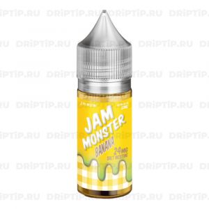 Jam Monster Salt - Banana 10ml Jam Monster Salt - Banana 10ml