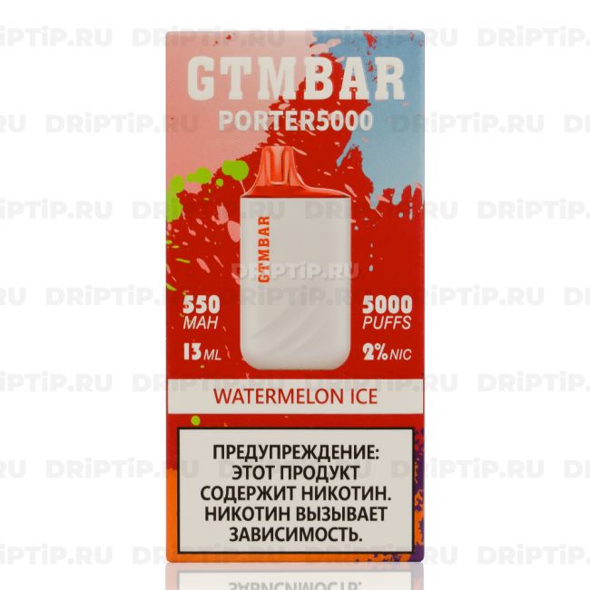 GTM BAR Porter 5000 - Watermelon Ice GTM BAR Porter 5000 - Watermelon Ice