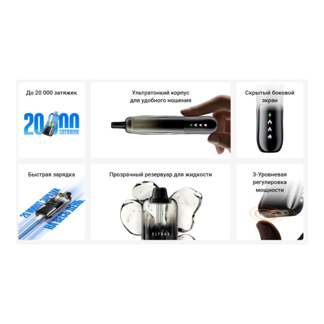 Elf Bar Duke 20000 - Горная Мята Elf Bar Duke 20000 - Горная Мята